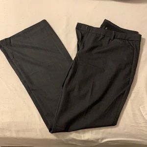 Violets & roses dark grey bootcut pants size 16